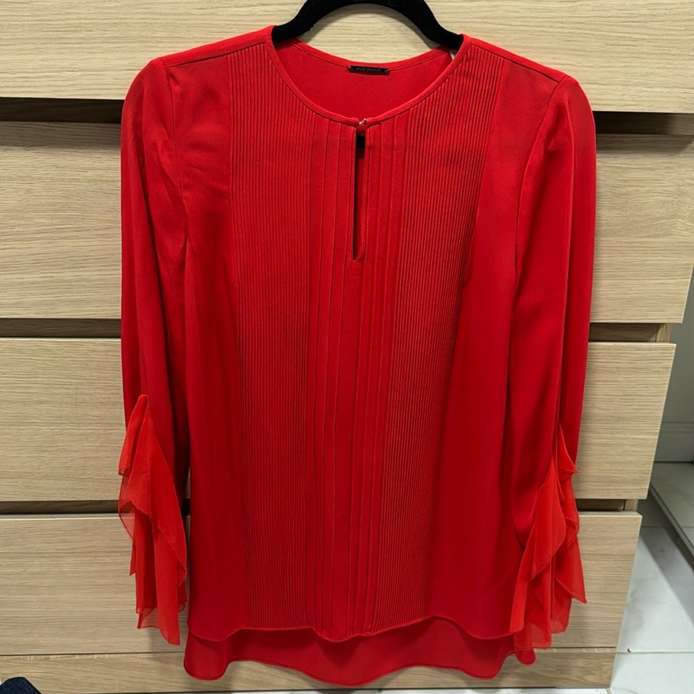 Elie Tahari- silk blouse- S